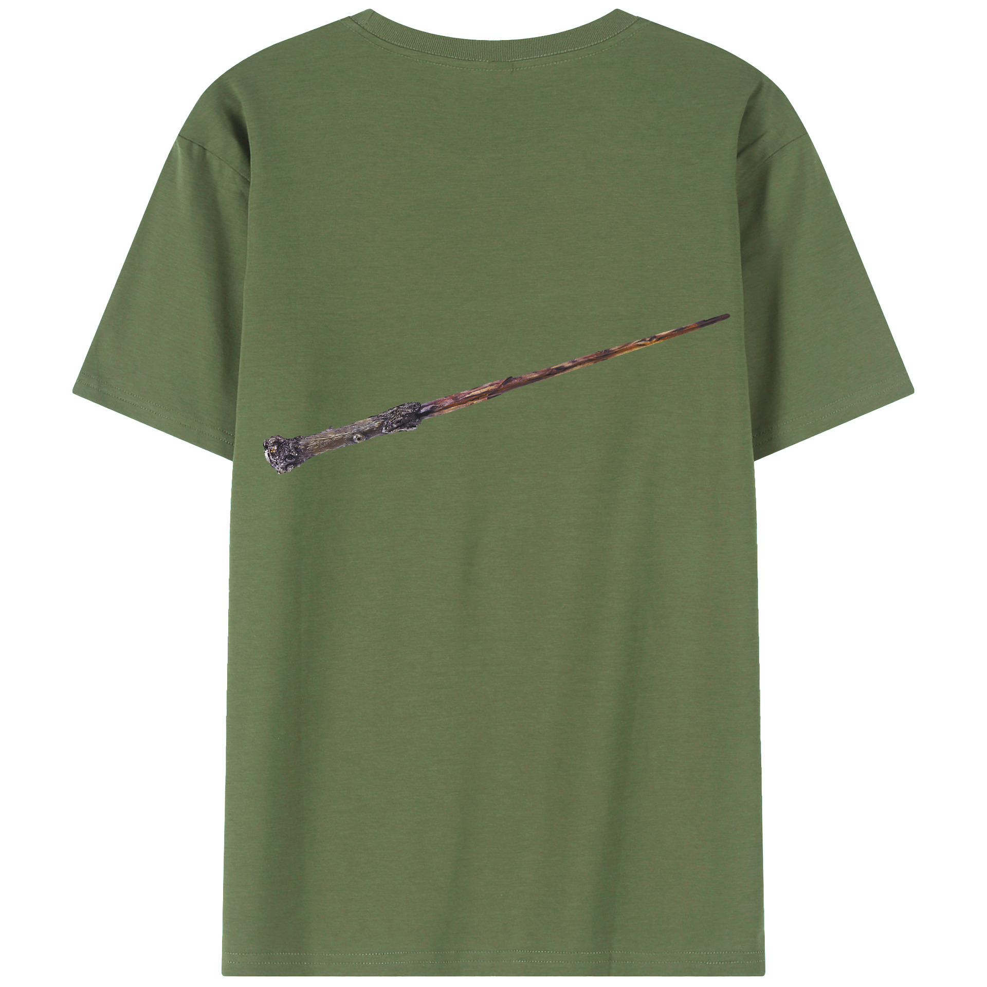 （画像用） Harry Potter ハリー・ポッターシリーズ 綿100％ メンズ半袖Tシャツ（バックプリント） 通気性